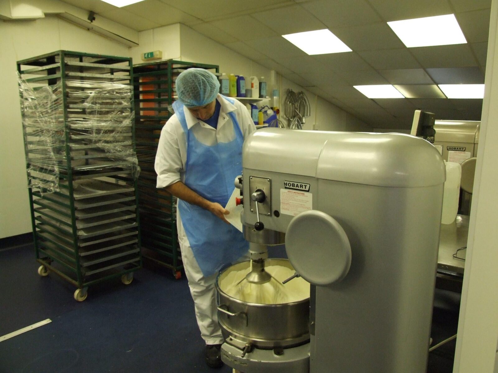Inside the Waldron's bakery