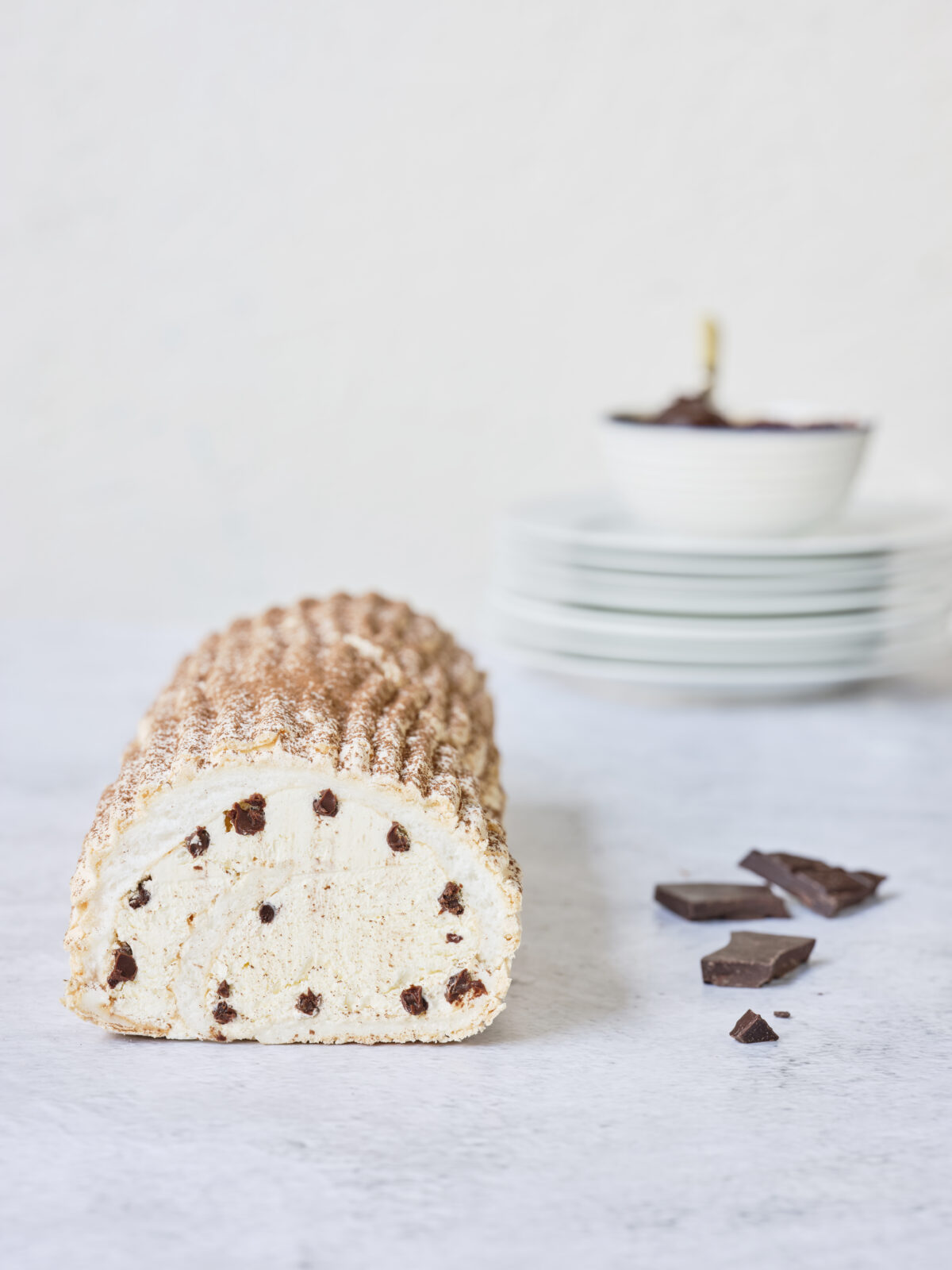 Gluten Free Belgian Chocolate Meringue Roulade