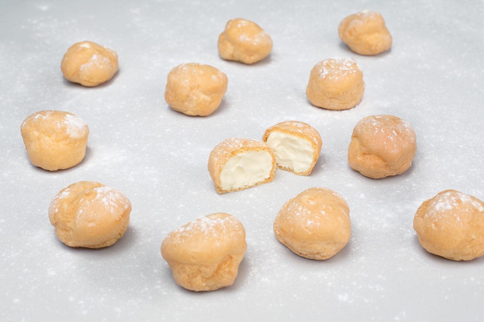 Gluten Free Dairy Cream Profiteroles